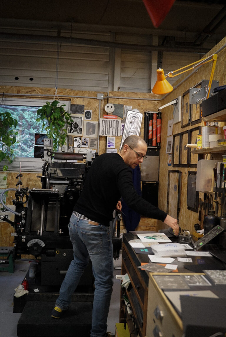 Letterpress graphiste dijon