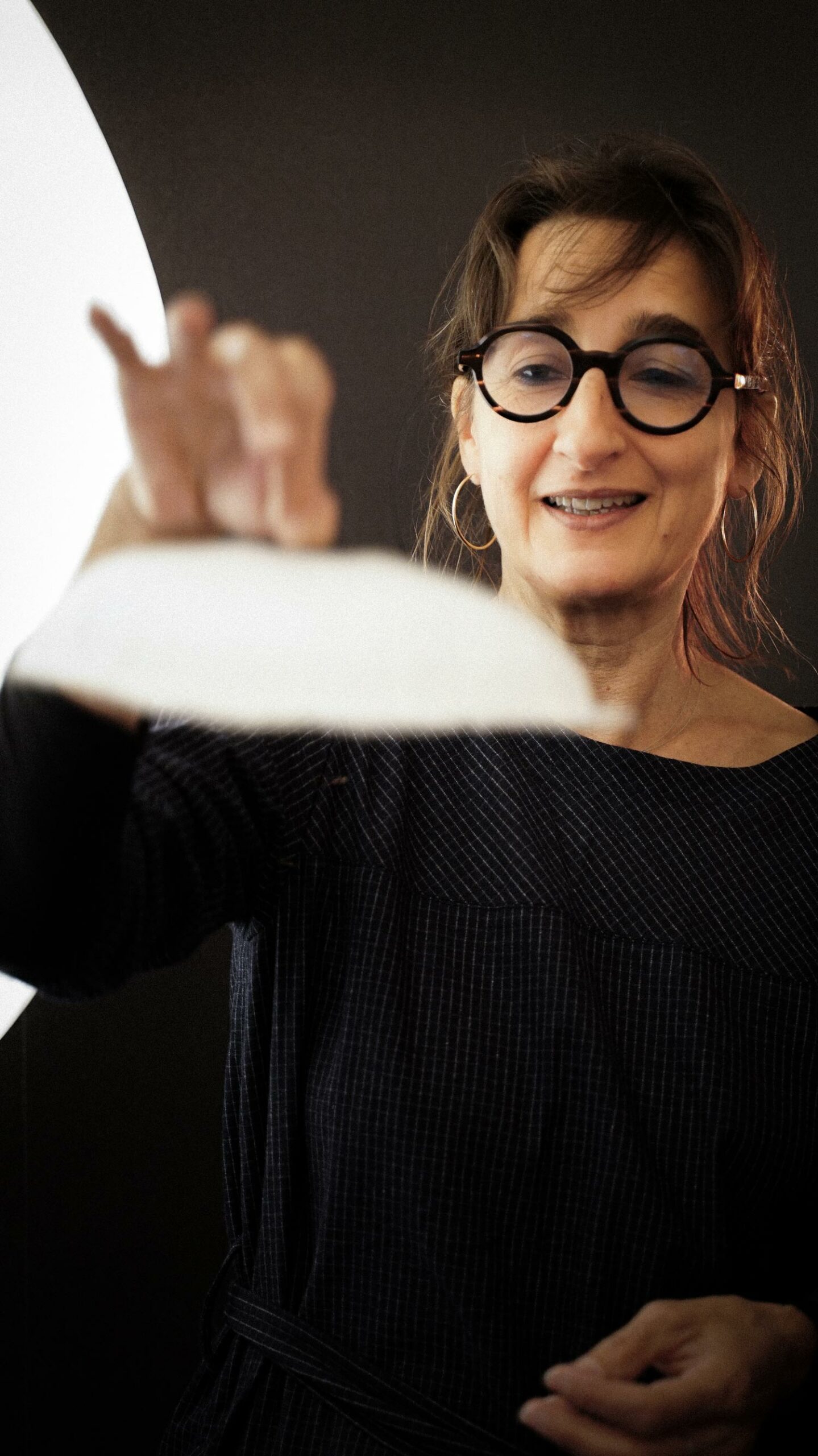 Céline Wright et une création