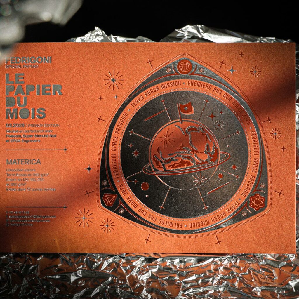 Le papier du mois Fedrigoni